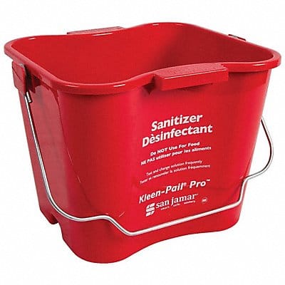 Cleaning Bucket 1 1/2 gal Red