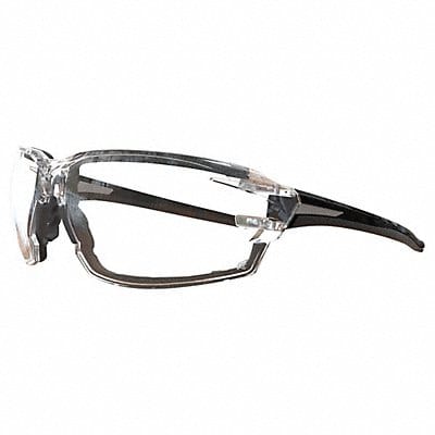 Safety Glasses Clear Lens Black Frame M