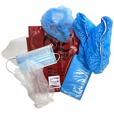 Isolation Kit Biohazard Bag Red 7 gal