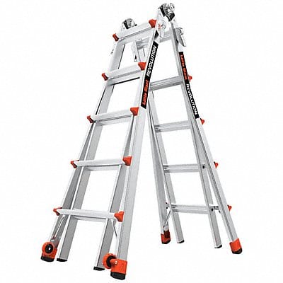 Ladder Aluminum 5 to 9 ft H 300 lb Cap