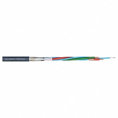 Bus Cable PUR 50 V 0.28 in dia Blue