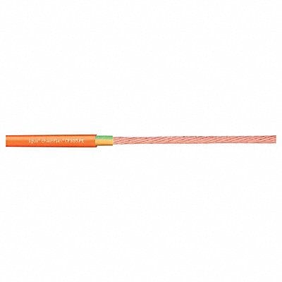 Power Cable PVC 0.49 in dia Lt Orng