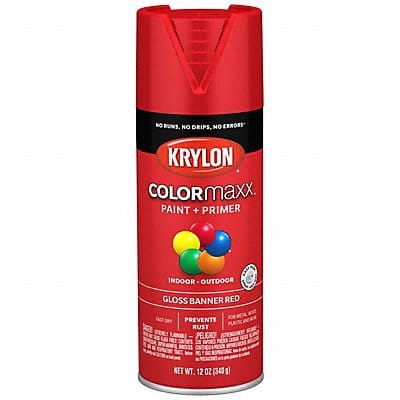 Spray Paint Gloss Banner Red 12 oz