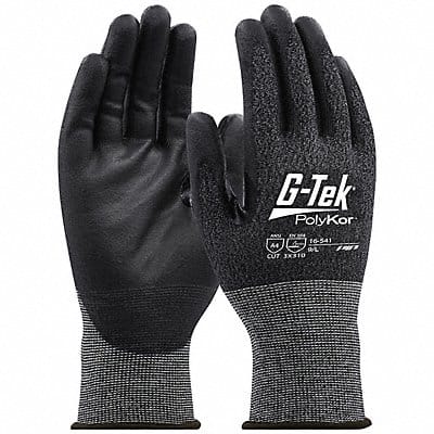 Knit Gloves A4 Gray 9.5 L XL PR