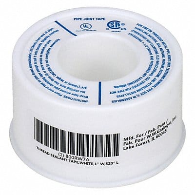 Thread Sealant Tape White 1 W 520 L