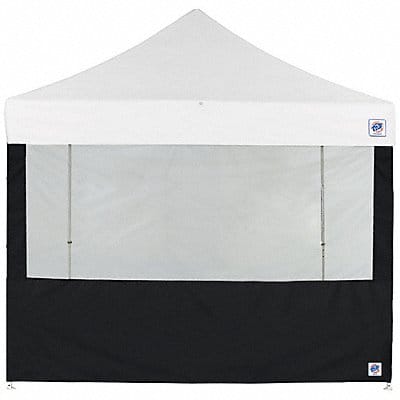 Food Booth Sidewall Black 13 ft H