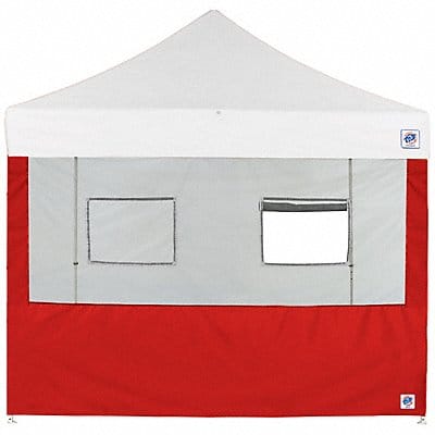 Food Booth Sidewall Red 8 ft W 8 ft H