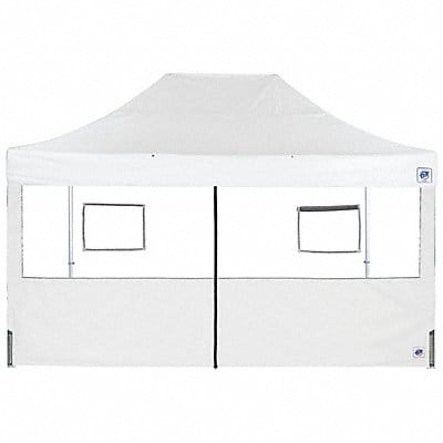 Food Booth Middle Zipper Sidewall White