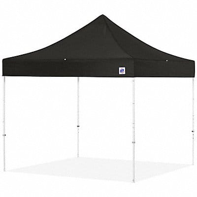 Portable Shelter Black 10 ft W 10 ft L