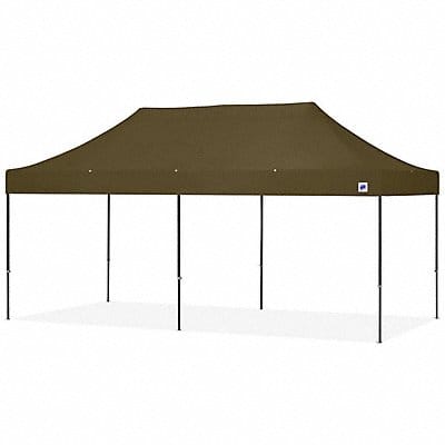 Portable Shelter Green 10 ft W 20 ft L