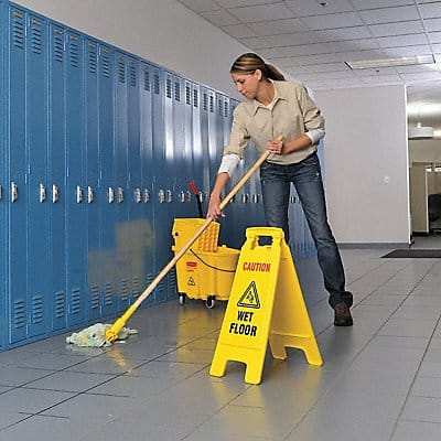 Mop and Bucket Kit Yellow 8 3/4 gal