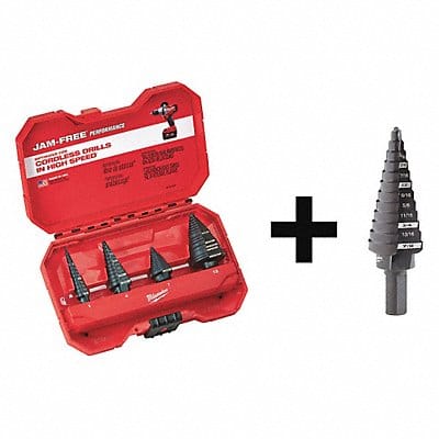 Step Drill Bit Set 5 pcs.