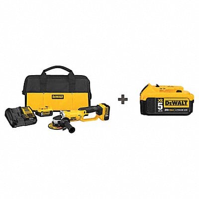 Cordless Angle Grinder Kit 20.0 V 4-1/2