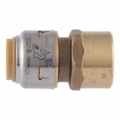 Push-Fit Adapter Straight Female 250 psi