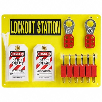 Lockout Station 0.1875 D 11.5 H 15.5 W