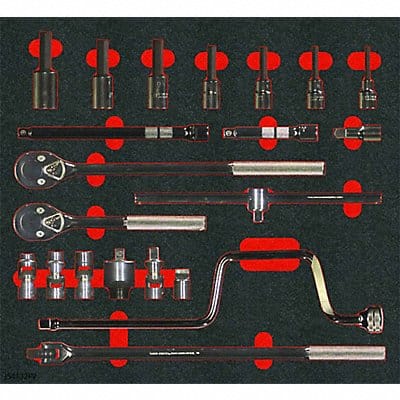 Socket Sets Finish Polished 65 pieces