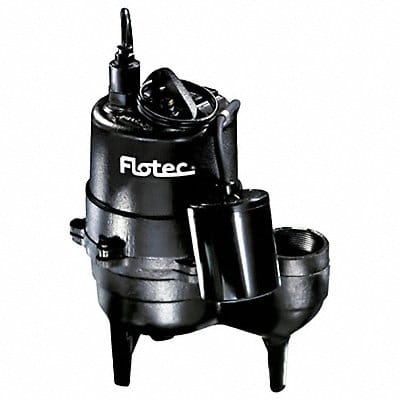 Cast Iron Sewage Pump 115V Thermoplastic