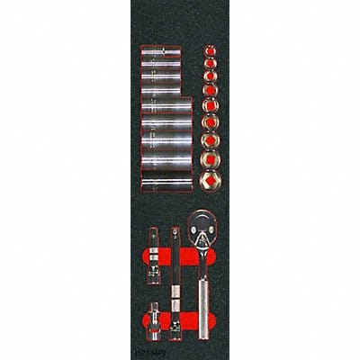 Socket Sets Head Shape Pear 22 pieces