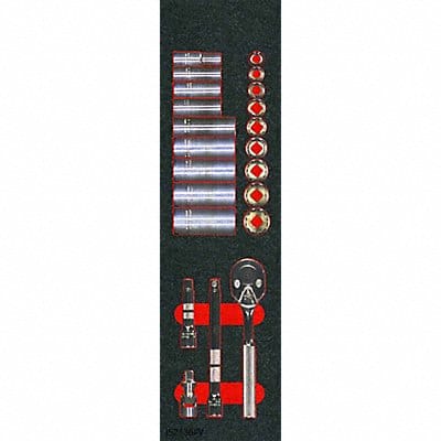 Socket Sets Head Shape Pear 22 pieces