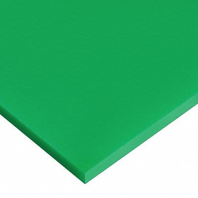 Plastic Sheet PVC Green 4 ft L