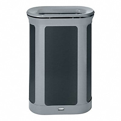 Trash Can Oval Gray 13 gal