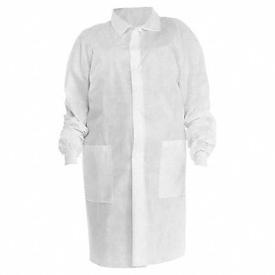 Lab Coat Knit Cuff Mid-Calf SM PK25