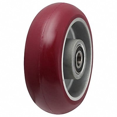 Caster Wheel 4 x2 Maroon