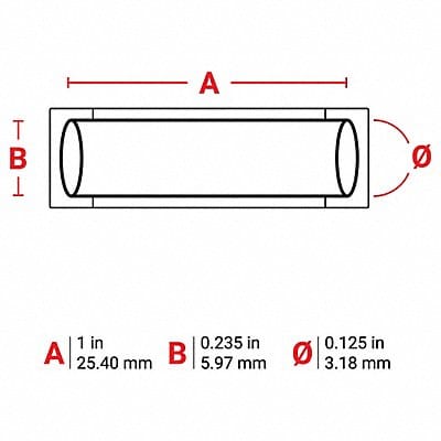 Sleeve Polyolefin Blue 1 W