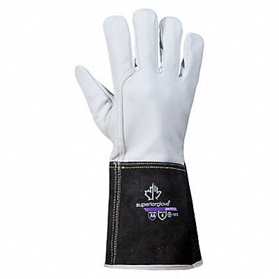 Leather Gloves White Back 3XL PR