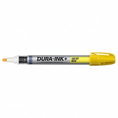 Temporary Ink Marker 5-3/4 L Yellow