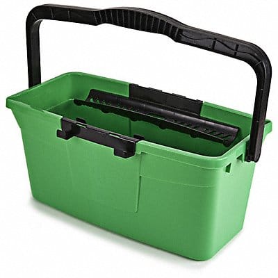 Bucket Green Rectangular 3 Gal Capacity