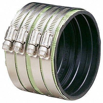 Couplings 4Clamps Green For Pipe 3