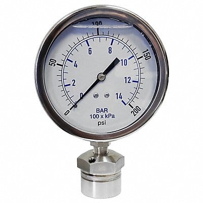 Pressure Gauge 0 to 15000 Range