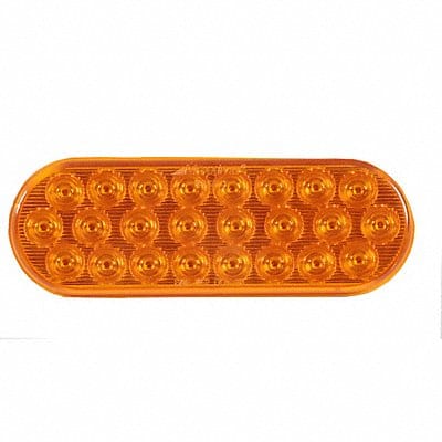 Warning Light Amber Flashing 12/24V DC