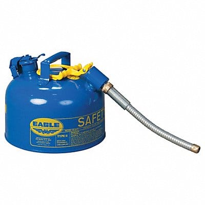 Type II Safety Can Blue 2-1/2 gal Cap.