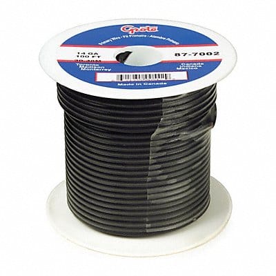 Primary Automotive Wire 25ft L 60V Black