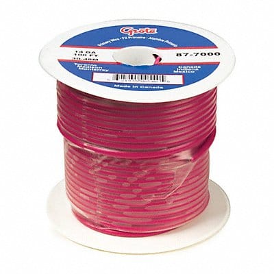 Primary Automotive Wire 25ft L 60V Red