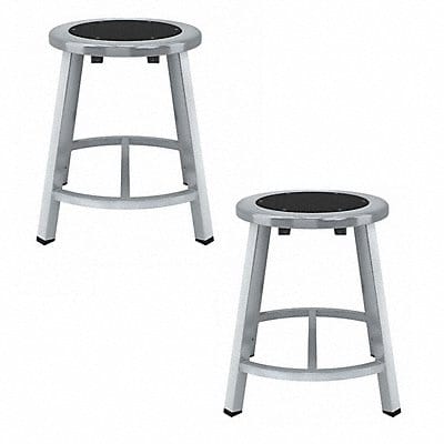 Black Center Metal Stool 18 PK2