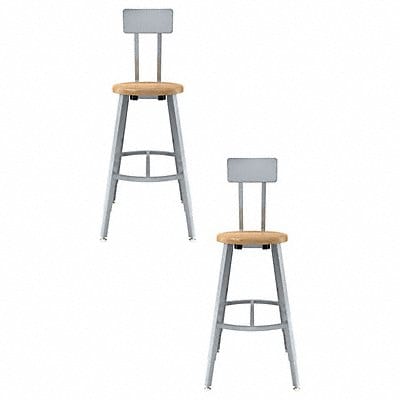 Butcherblock Stool Back 24-32 PK2