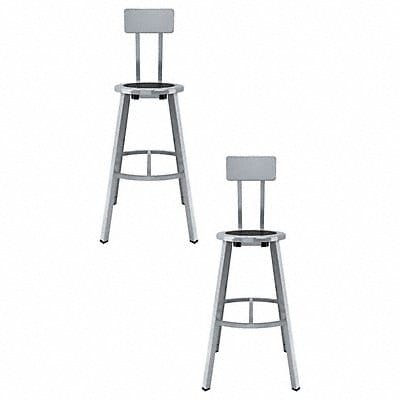 Black Center Metal Stool Back 30 PK2