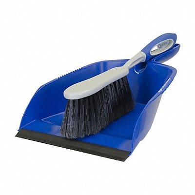 Dust Pan and Brush Set Blue 4 x 10 Pan