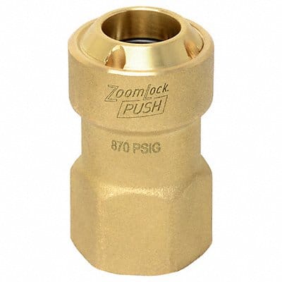 Push-to-Connect HVAC Fitting Brass