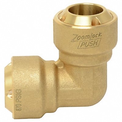 Push-to-Connect HVAC Fitting Brass