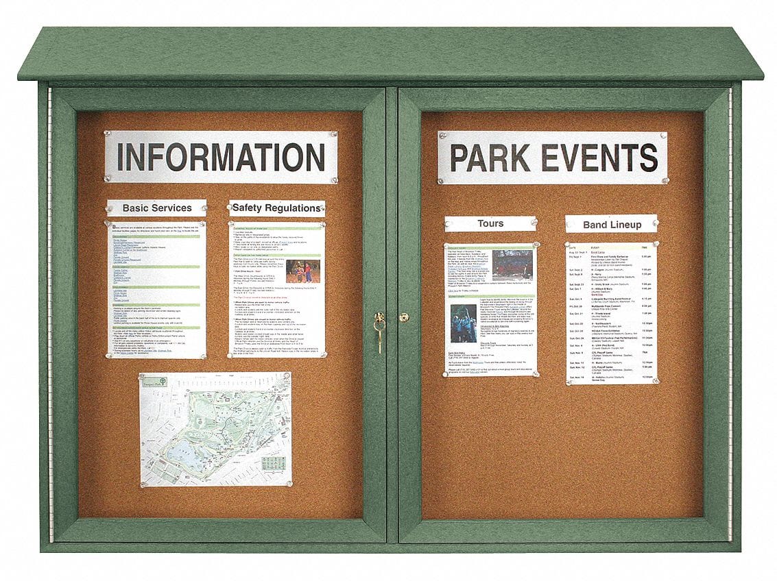 Enclosed Bulletin Boards