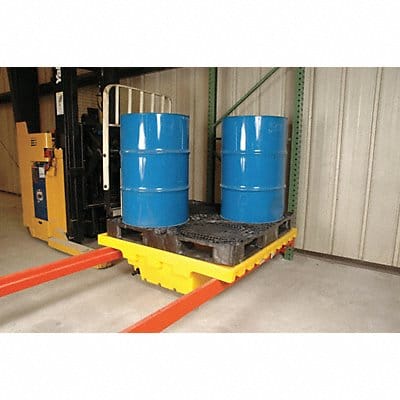 Pallet Rack Containment Sump with Drain