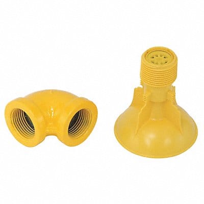 Showerhead Plastic SpinTech w/Elbow