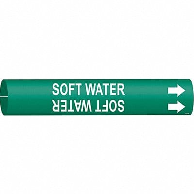 Pipe Marker Soft Water 7/8 in H 7/8 in W