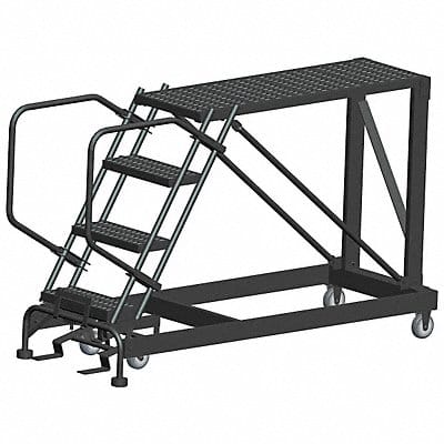 Roll Work Platform Steel Single 40 In.H