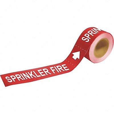 Pipe Mrkr Sprnklr Fire 2in H 12in W