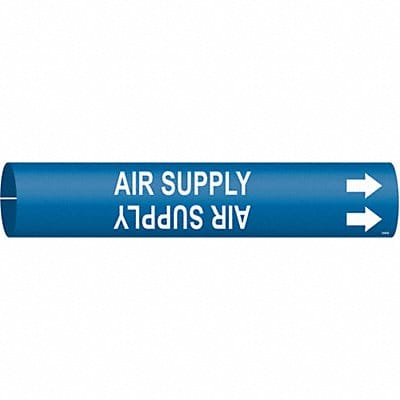 Pipe Marker Air Supply 13/16in H 4/5in W